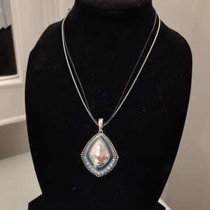 Premier Designs "Good To Go" Necklace With Removable Enhancer Pendant.